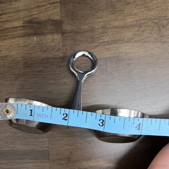 Vintage WMF Menage Salt & Pepper WMF Cromargan Made IN Germany Base Only - Picture 6 of 6